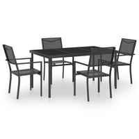 Set da Pranzo da Giardino 5 pz in Acciaio cod mxl 35857