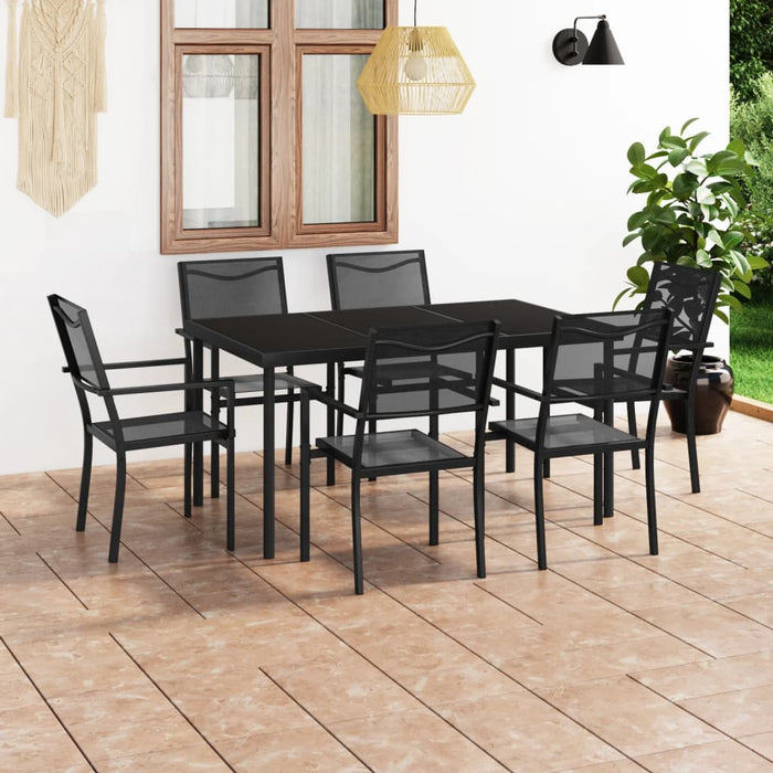 Set da Pranzo da Giardino 7 pz in Acciaio  cod mxl 35209