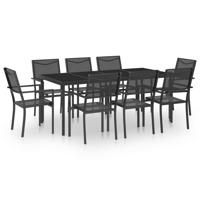 Set da Pranzo da Giardino 9 pz in Acciaio  cod mxl 35229