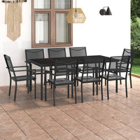 Set da Pranzo da Giardino 9 pz in Acciaio  cod mxl 35229