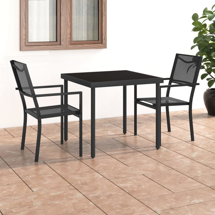 Set da Pranzo da Giardino 3 pz in Acciaio cod mxl 35064