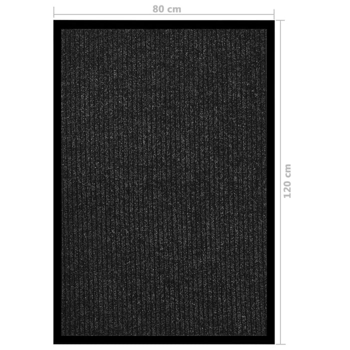 Zerbino Striato Antracite 80x120 cm 331609