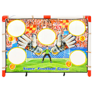 Set Porta da Calcio per Bambini con Pannello 120x51x77,5 cm cod mxl 76768