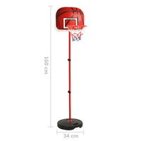 Set da Basket Regolabile per Bambini 160 cm cod mxl 69546