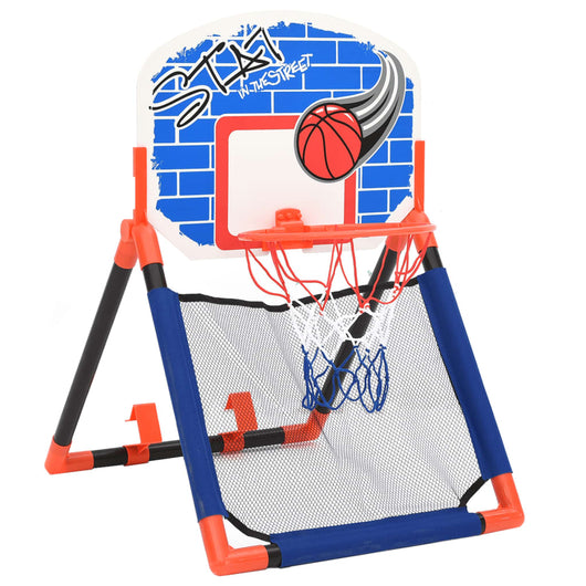 Set da Basket per Bambini Multifunzione da Pavimento e Parete 80350