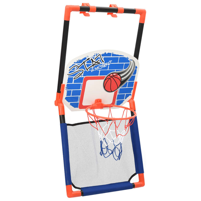 Set da Basket per Bambini Multifunzione da Pavimento e Parete