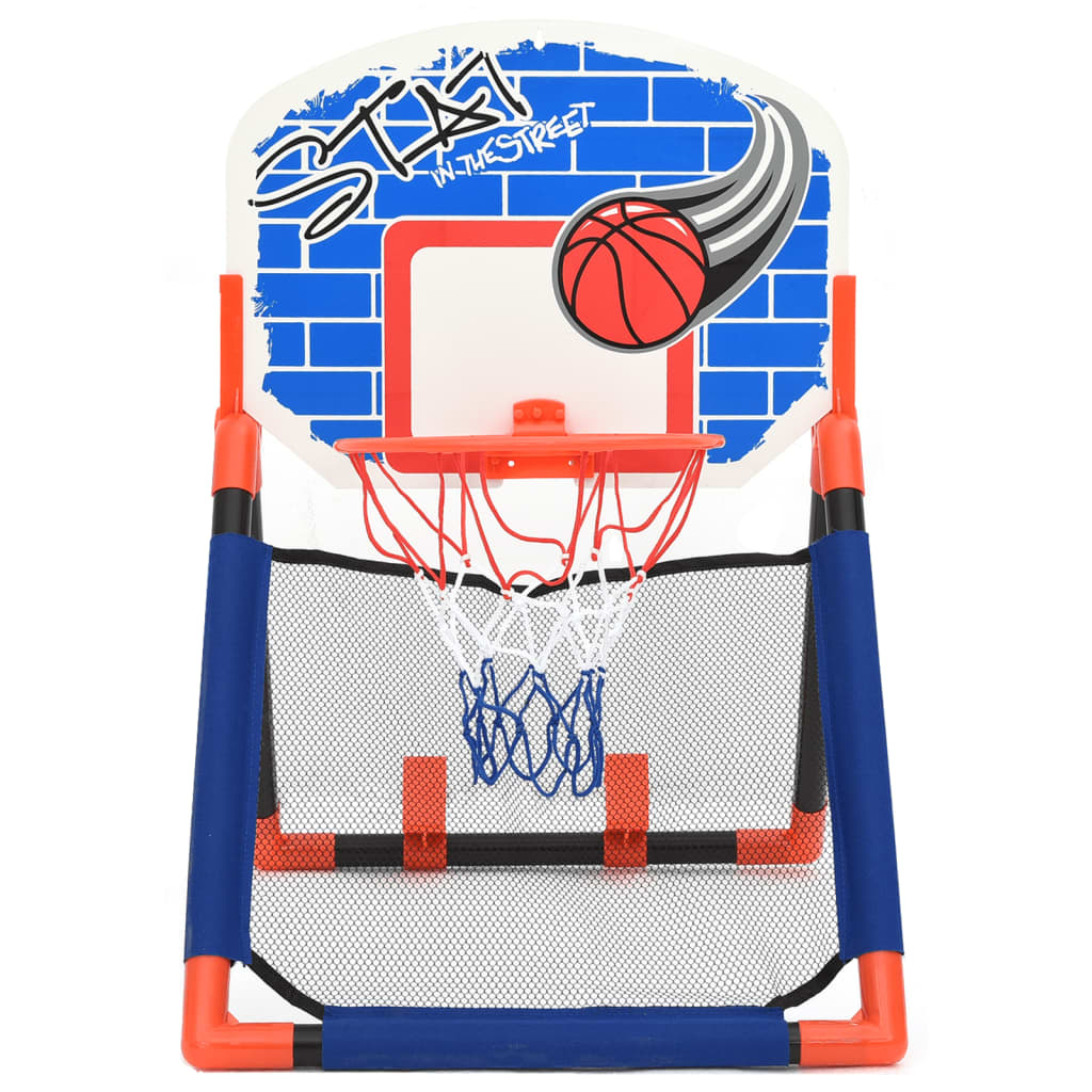 Set da Basket per Bambini Multifunzione da Pavimento e Parete