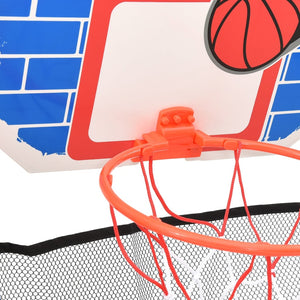 Set da Basket per Bambini Multifunzione da Pavimento e Parete