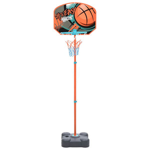 Set Gioco da Basket Portatile Regolabile 109-141 cm 80355