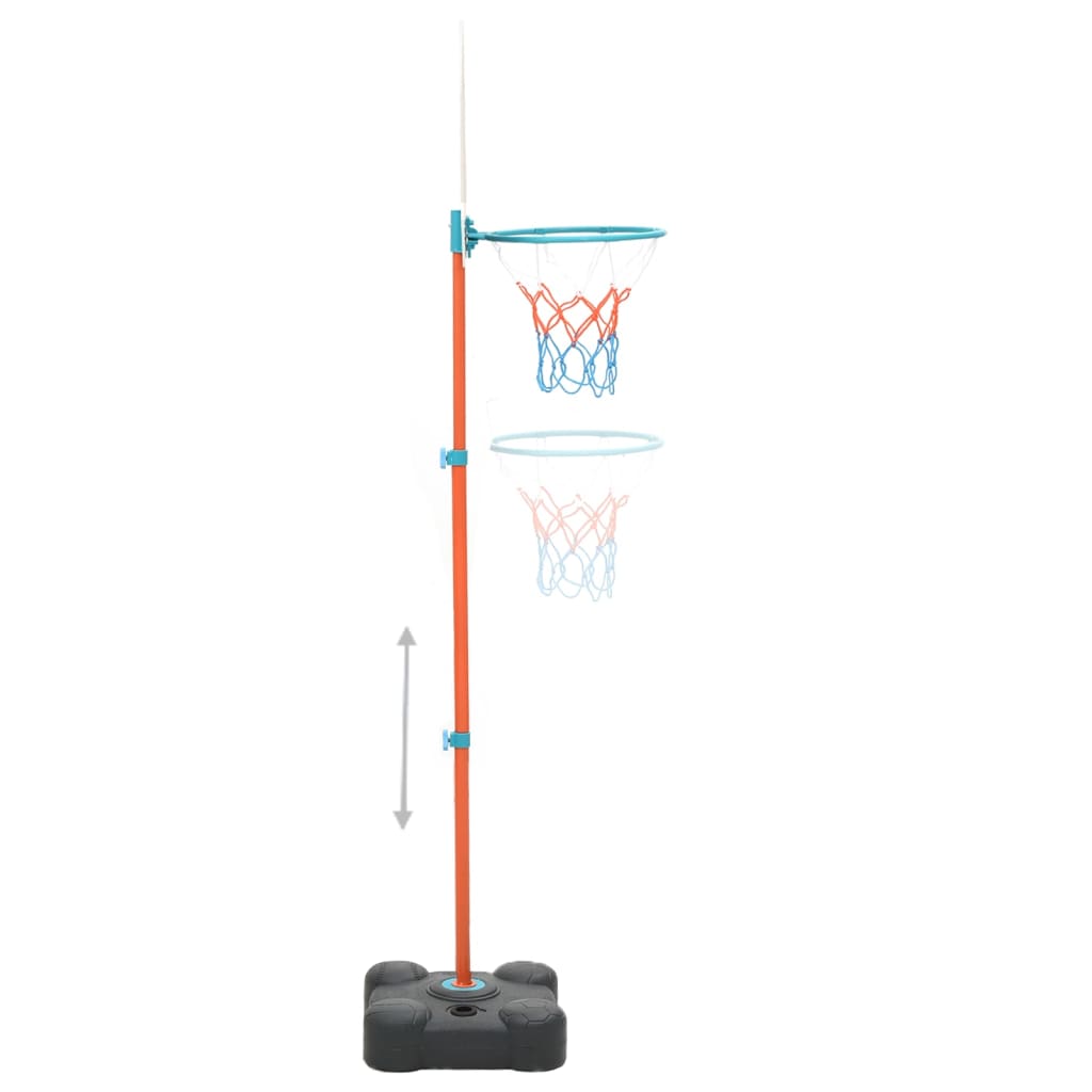 Set Gioco da Basket Portatile Regolabile 109-141 cm 80355