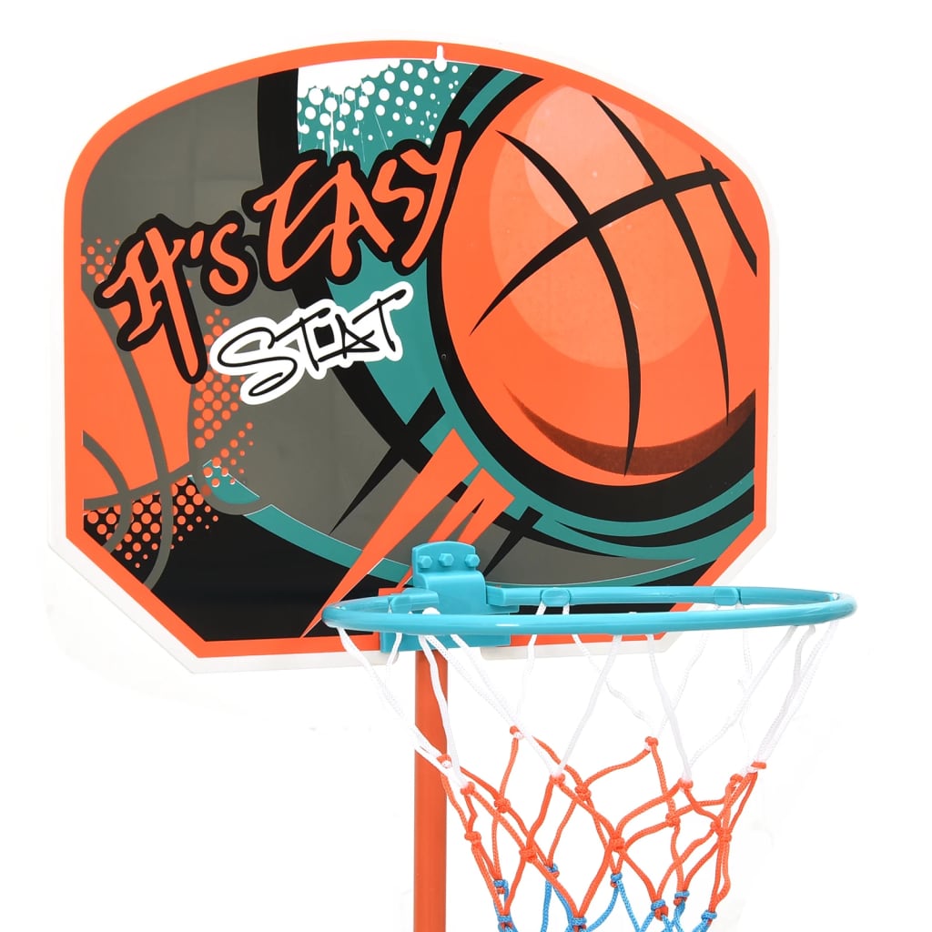 Set Gioco da Basket Portatile Regolabile 109-141 cm 80355