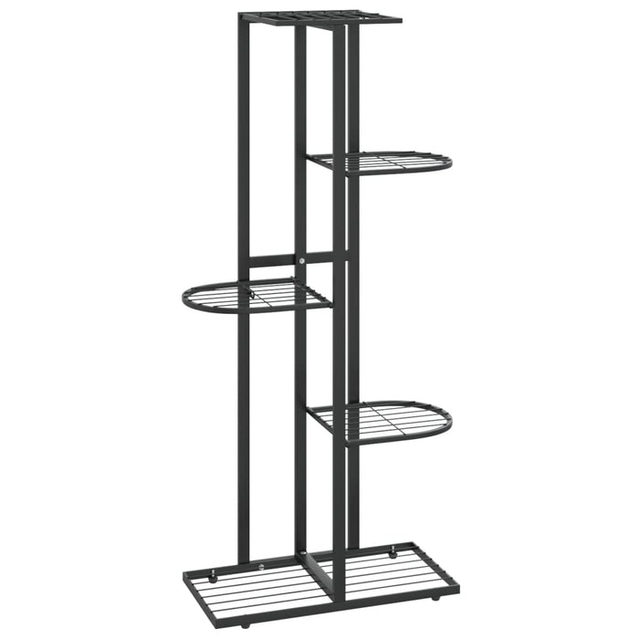 Piedistallo per Piante a 5 Piani 43x22x98 cm in Metallo Nerocod mxl 96965