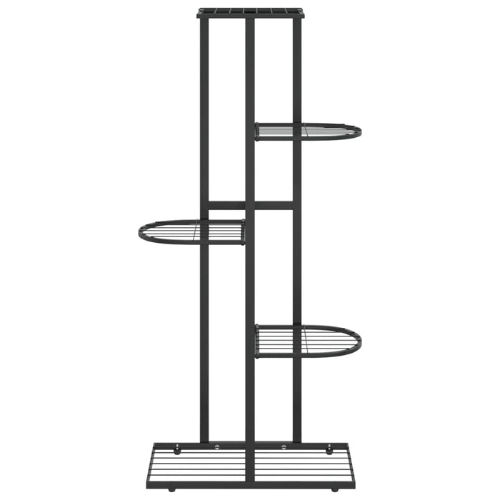 Piedistallo per Piante a 5 Piani 43x22x98 cm in Metallo Nerocod mxl 96965