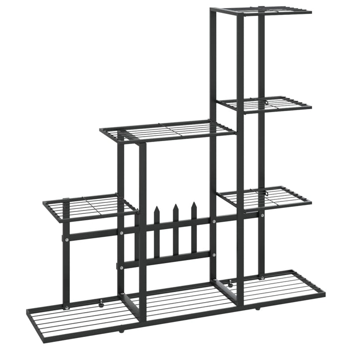 Portapiante 94,5x25x88 cm Nero in Metallo 336112