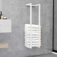 Portasciugamani Bianco 25x20x95 cm in Acciaio cod mxl 52934