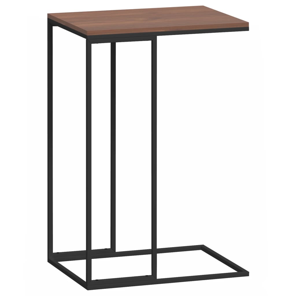 Tavolino da Salotto Nero 40x30x59 cm in Legno Multistrato 336129