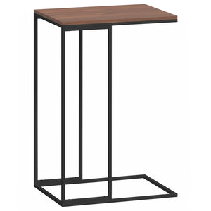 Tavolino da Salotto Nero 40x30x59 cm in Legno Multistrato 336129