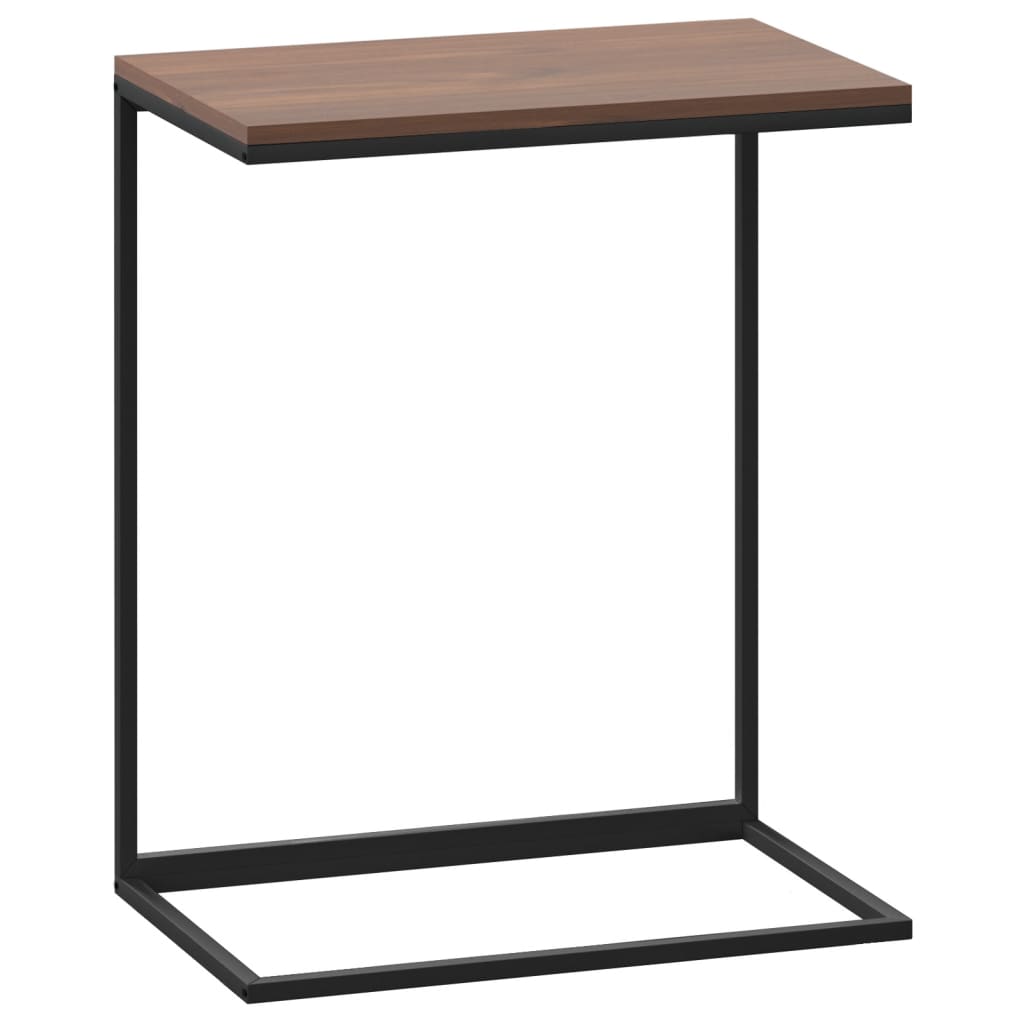 Tavolino da Salotto Nero 55x35x66 cm in Legno Multistrato 336132