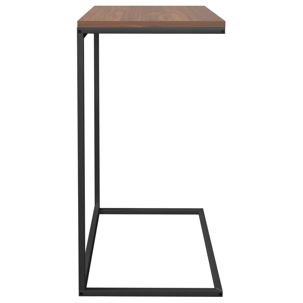 Tavolino da Salotto Nero 55x35x66 cm in Legno Multistrato 336132