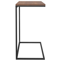 Tavolino da Salotto Nero 55x35x66 cm in Legno Multistrato 336132