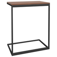 Tavolino da Salotto Nero 55x35x66 cm in Legno Multistrato 336132