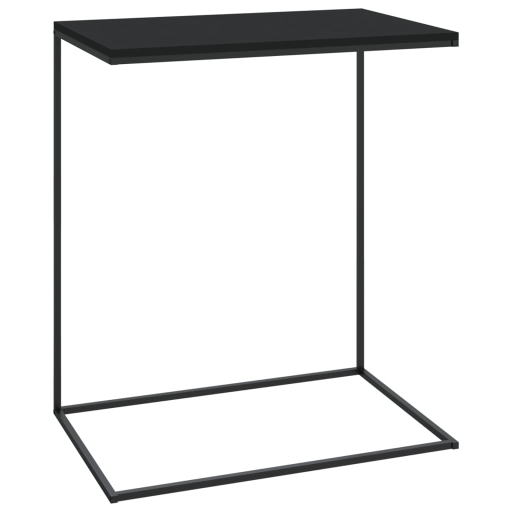 Tavolino da Salotto Nero 55x35x66 cm in Legno Multistrato cod mxl 63754