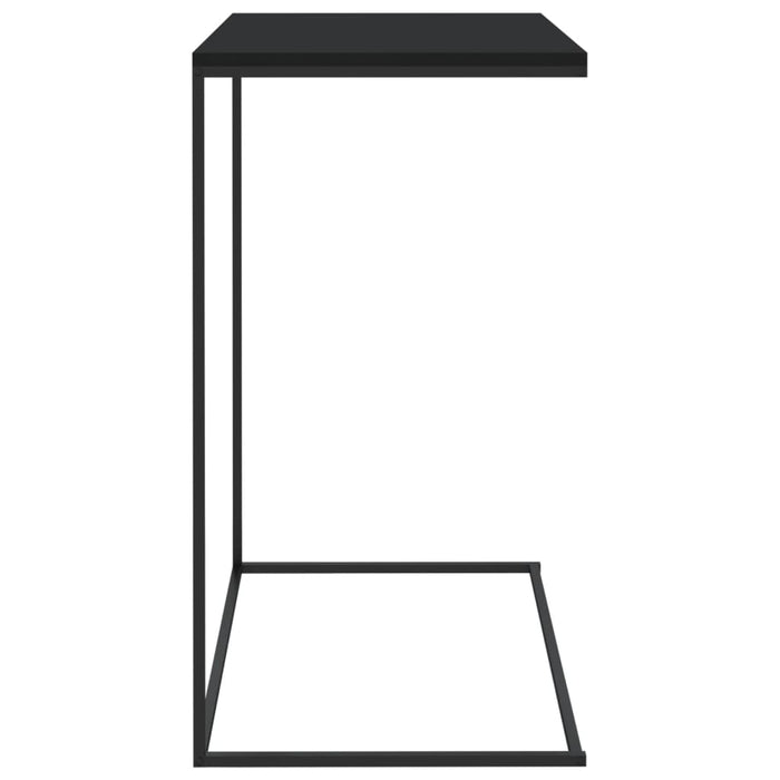 Tavolino da Salotto Nero 55x35x66 cm in Legno Multistrato cod mxl 63754