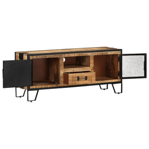 Mobile Porta TV 110x31x46 cm in Legno di Mango Grezzo cod mxl 59631