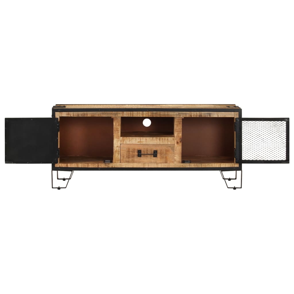 Mobile Porta TV 110x31x46 cm in Legno di Mango Grezzo cod mxl 59631