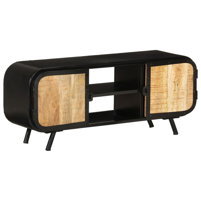 Mobile Porta TV 110x30x45 cm in Legno Massello di Mango Grezzo cod mxl 34041