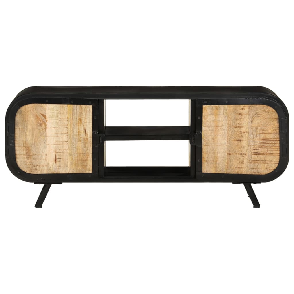 Mobile Porta TV 110x30x45 cm in Legno Massello di Mango Grezzo cod mxl 34041