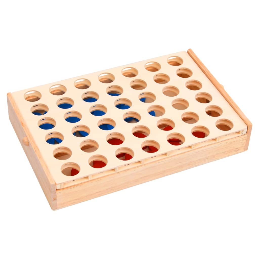 Gioco da Tavolo Forza 4 24x15x4 cm in Legno Massello