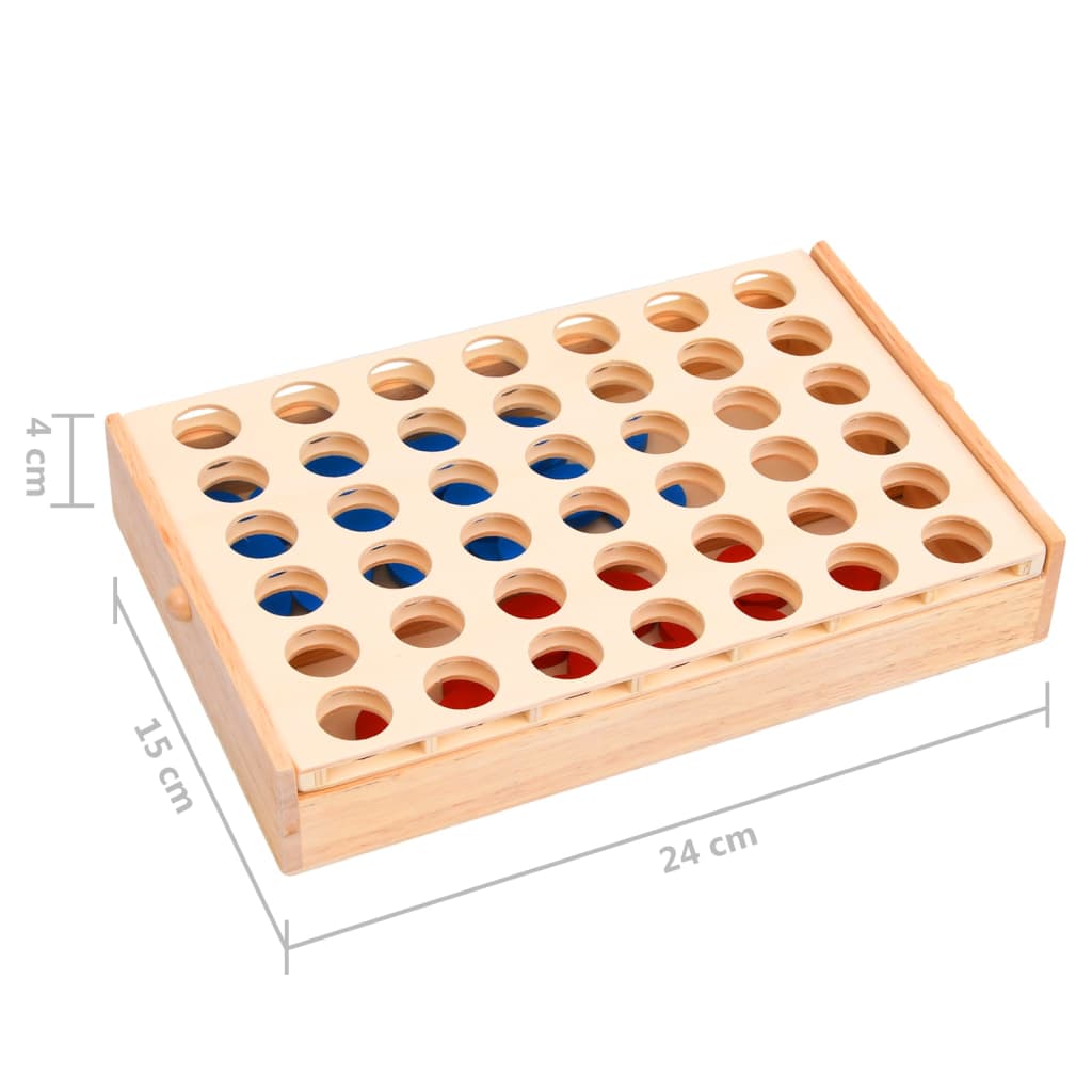 Gioco da Tavolo Forza 4 24x15x4 cm in Legno Massello 93272