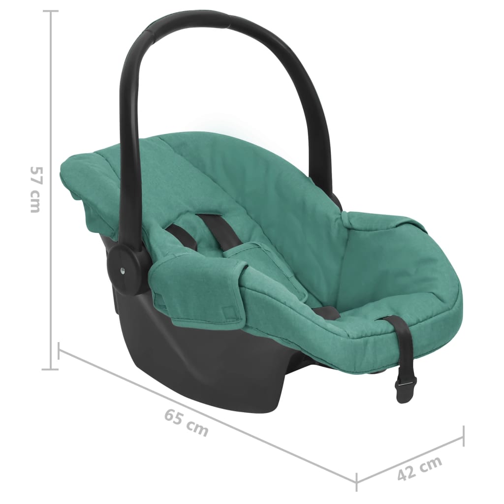 Seggiolino per Auto Verde 42x65x57 cm cod mxl 57142