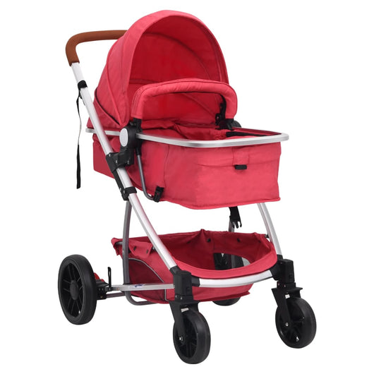 Passeggino 3 in 1 Rosso in Alluminio 10321