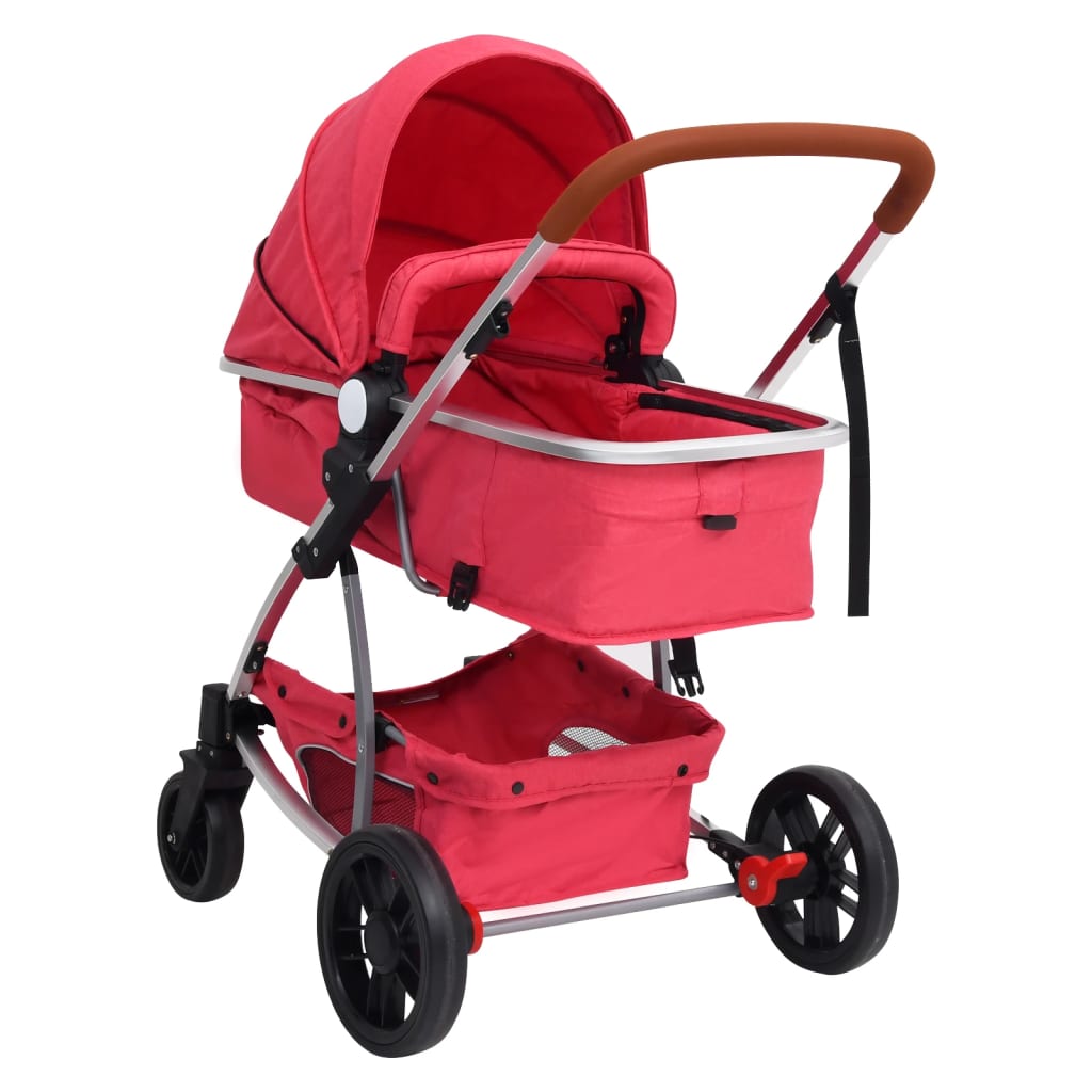 Passeggino 3 in 1 Rosso in Alluminio 10321