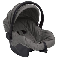 Passeggino 3 in 1 Grigio Chiaro e Nero in Acciaio cod mxl 74222