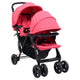 Passeggino Gemellare a Tandem Rosso in Acciaio cod mxl 78408