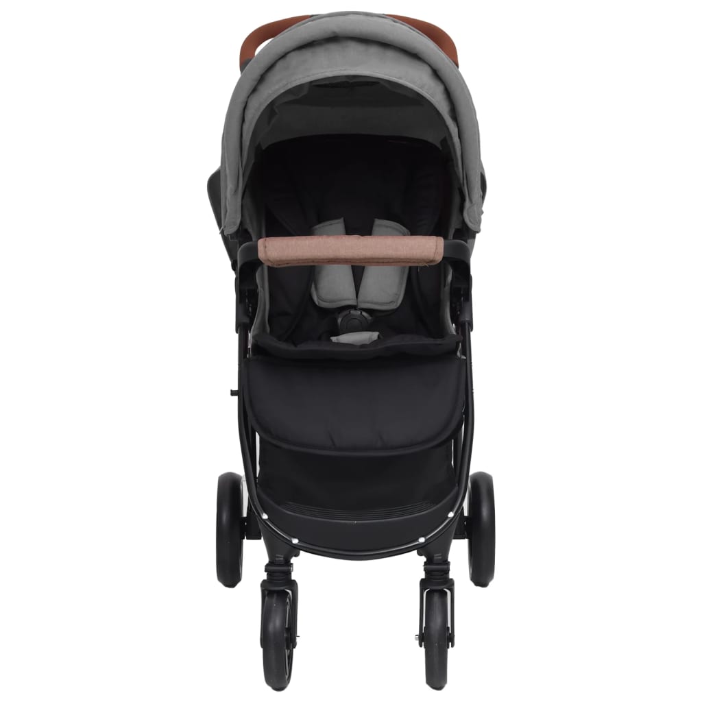 Passeggino 2 in 1 Grigio Chiaro in Acciaio cod mxl 66942