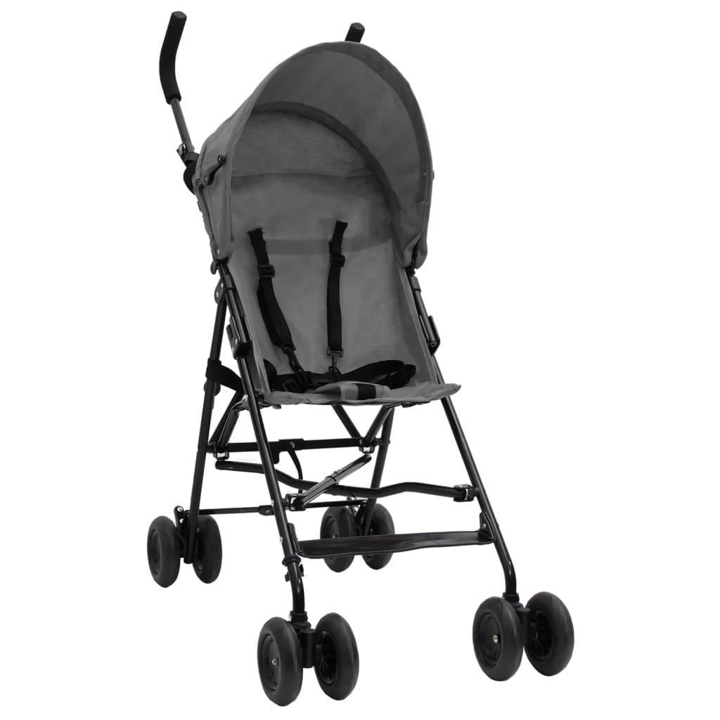 Passeggino Grigio Chiaro e Nero in Acciaio cod mxl 75351