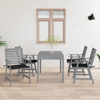 Sedie Pranzo per Esterni con Cuscini 4 pz Legno Massello Acacia cod mxl 8612