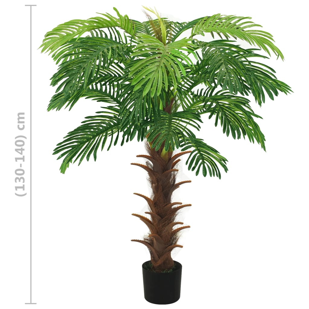 Palma Cycas Artificiale con Vaso 140 cm Verde cod mxl 77862