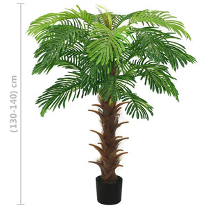 Palma Cycas Artificiale con Vaso 140 cm Verde cod mxl 77862