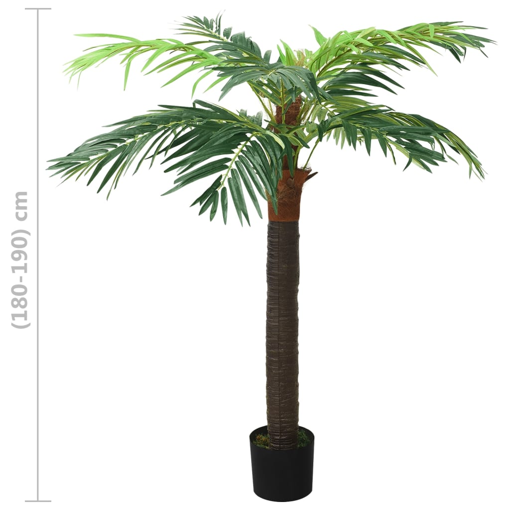 Palma Phoenix Artificiale con Vaso 190 cm Verde cod mxl 66988