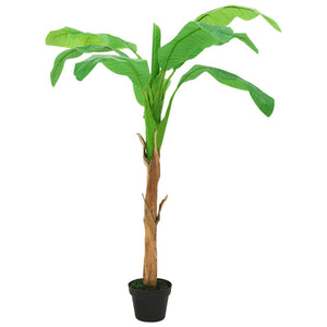 Albero di Banane Artificiale con Vaso 180 cm Verde cod mxl 77109