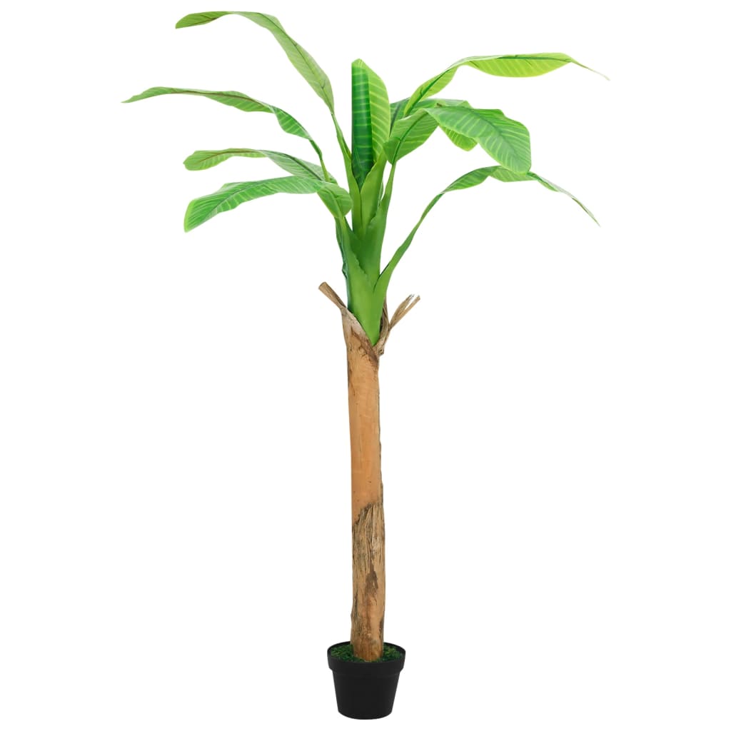 Albero di Banane Artificiale con Vaso 180 cm Verde cod mxl 77109