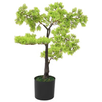 Bonsai di Cipresso Artificiale con Vaso 60 cm Verde 336319