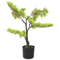 Bonsai di Cipresso Artificiale con Vaso 60 cm Verde 336319