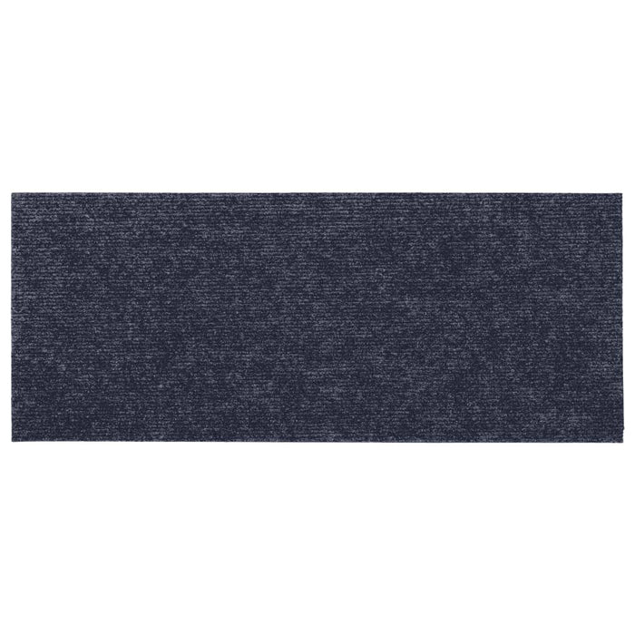 Tappeti Adesivi Rettangolari per Scale 15pz 60x25 cm Grigio Blu 326917