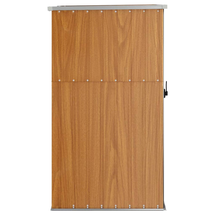 Capanno per Attrezzi Marrone 88x89x161 cm in Acciaio Zincato 316208